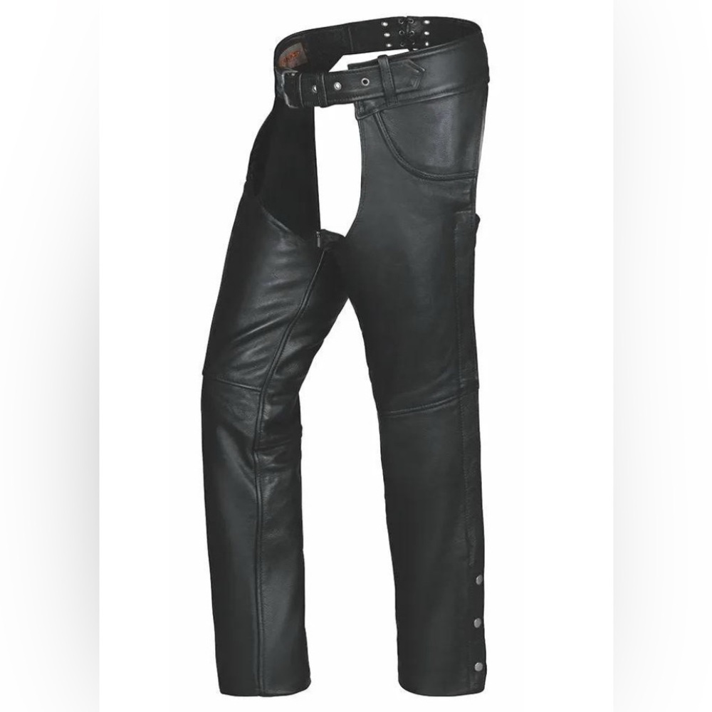 Unik Premium Leather Motorcycle Chaps
